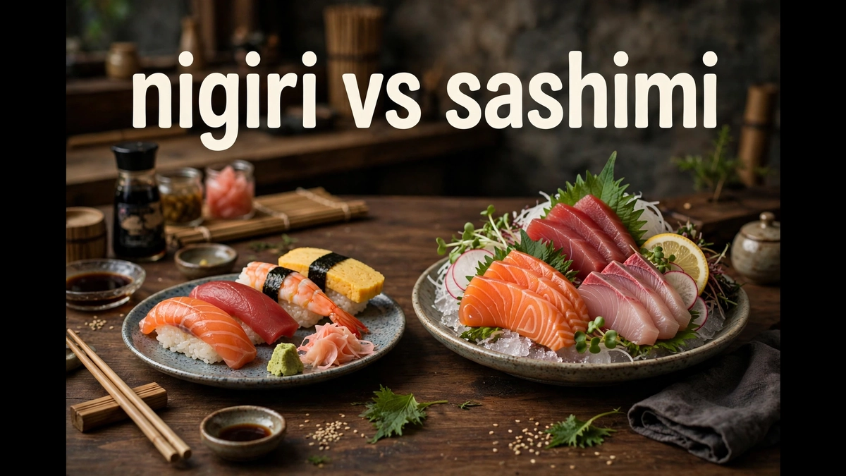 Nigiri vs Sashimi: What's the Difference?