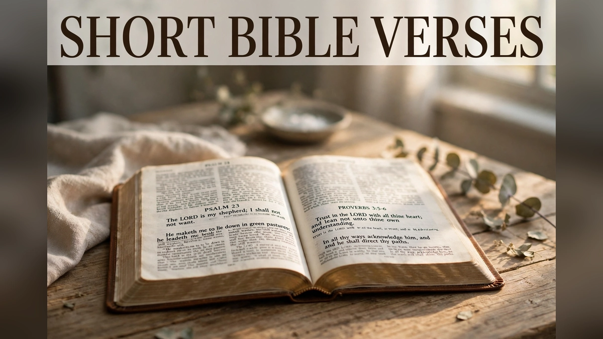Short Bible Verses to Memorize and Carry With You