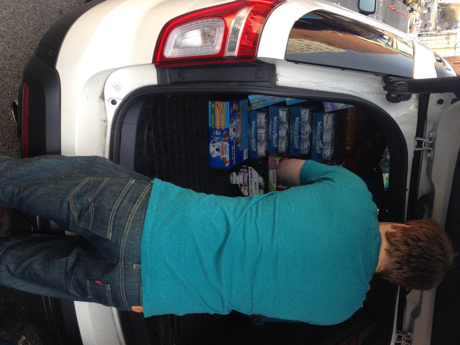 Mike unloading